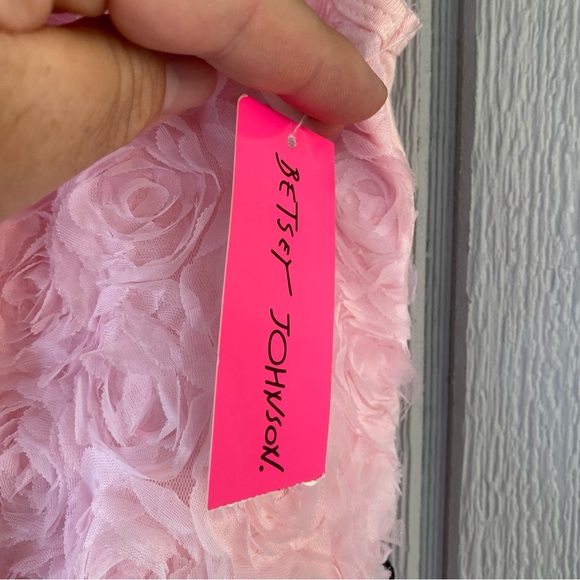 Betsy Johnson Girls pink Flowers dress with tags still attached size 10 Girls - Picture 4 of 6